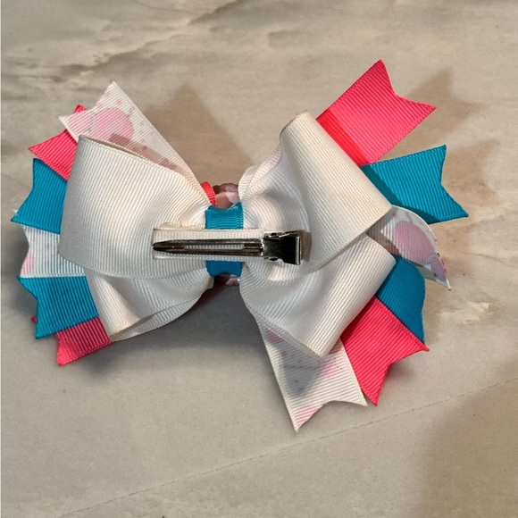 5pc clip on bows Colorful Character Hair Set for girls - Picture 7 of 7